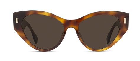 fendi fe40035i|FENDI Geometric Sunglasses FE40035I Black.